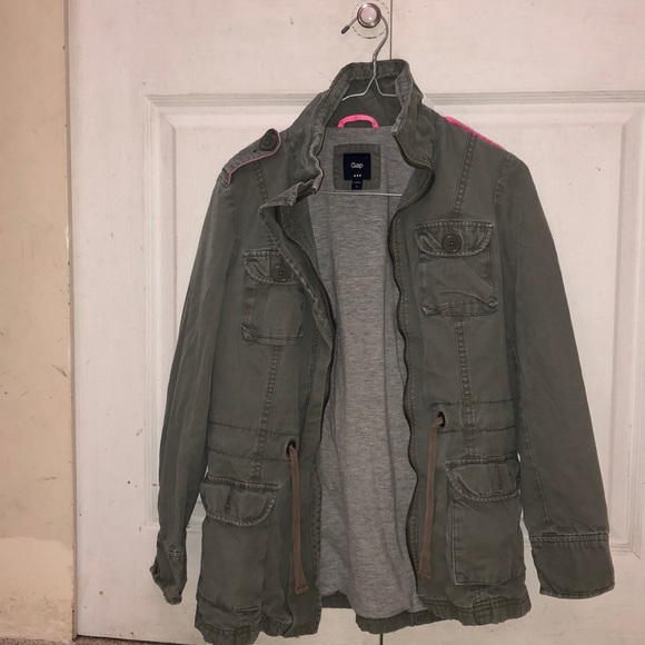 GAP Green Utility Jacket - Picture 1 of 5